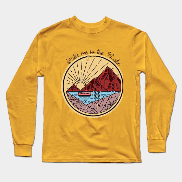 outdoor happiness Long Sleeve T-Shirt by theplaidplatypusco